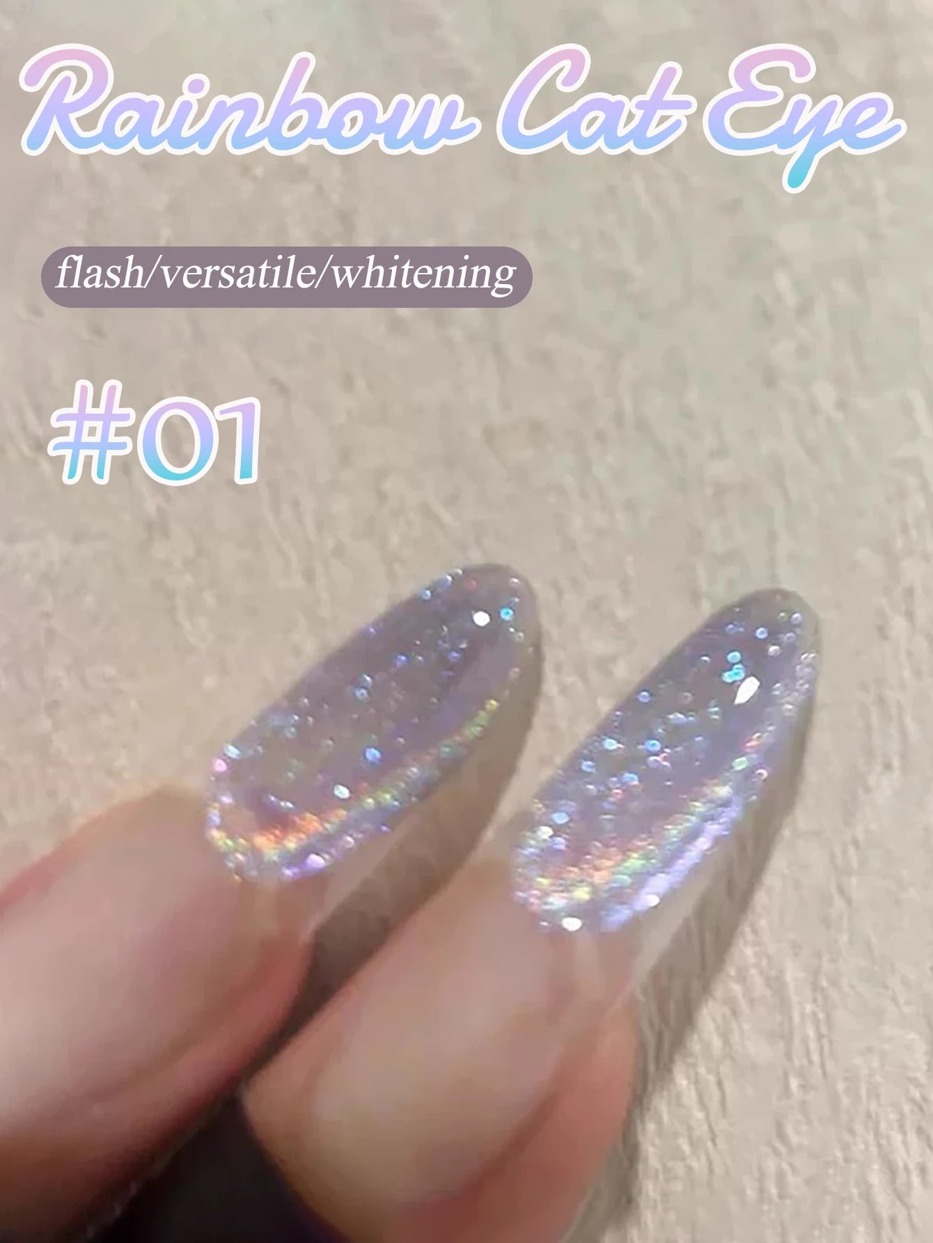 MIANEL 12ML Summer Whitening Red Glass Bead Cat Eye Gel Nail Polish 2026 Ice Clear Cat Magnetic Nail Polish Blue Nails 1-12pcs