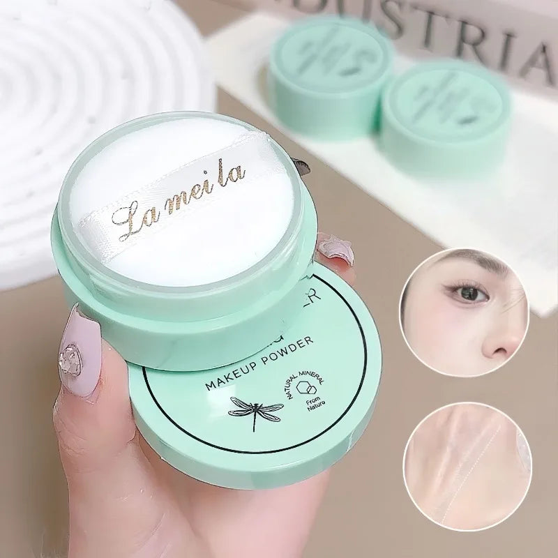3 Colors Makeup Loose Powder Professional Oil-control Waterproof Natural Face Finishing Powder Long Lasting Matte Setting Powder