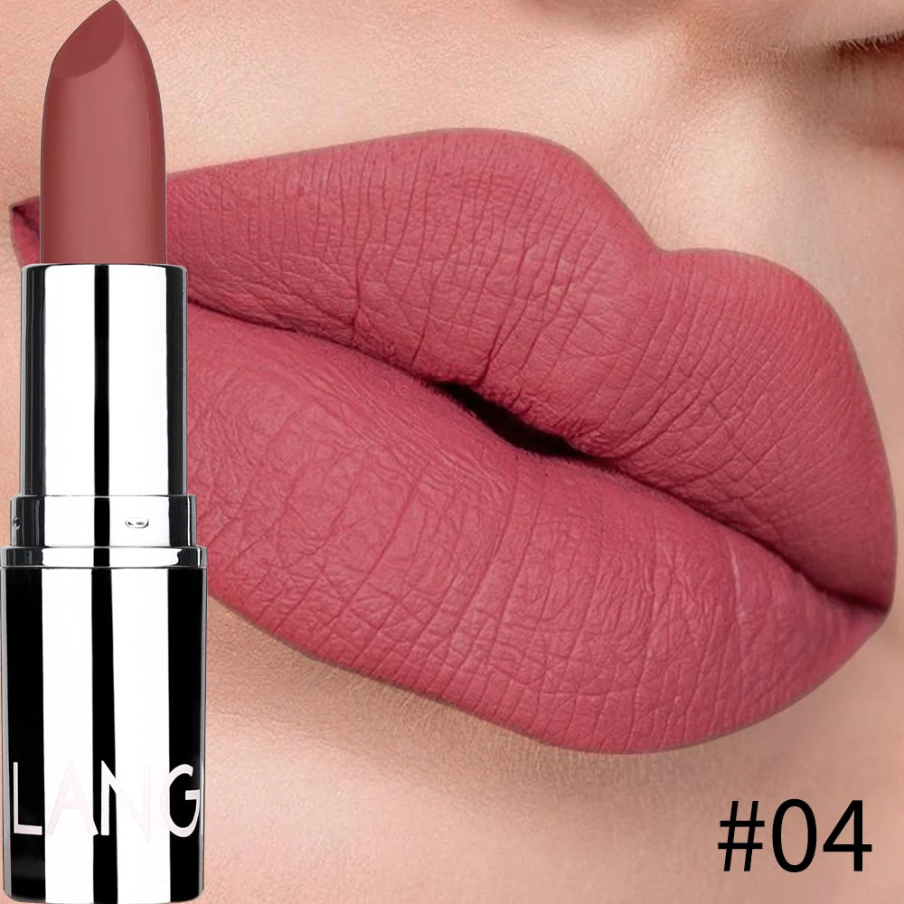 Black Tube Matte Lipstick Non Staying Cup Makeup Lipstick  5 colors available