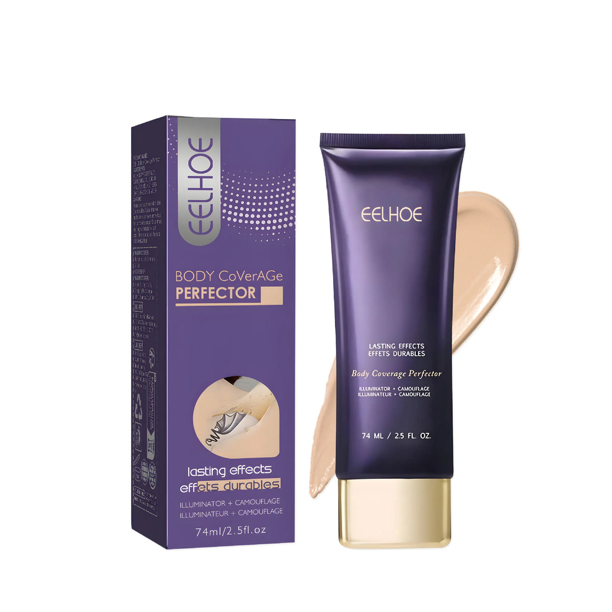 EELHOE Body Concealer Full Coverage Flawless Long Lasting Scar Cover Blemishes Natural Finish Professional Waterproof Concealer