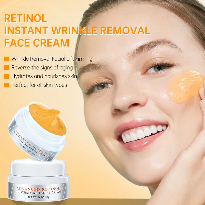 AUQUEST Retinol Wrinkle Face Cream Anti-Aging Smooth Fine Lines Facial Moisturizer Whitening Lift Firm Skin Care Beauty Health