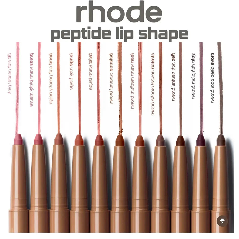 Skin Peptide Lip Shape Pen Lip Liner Long Lasting Lip Tint Pencil Pen Makeup Lipstick Powder Blusher Gloss Rouge Makeup Lipliner