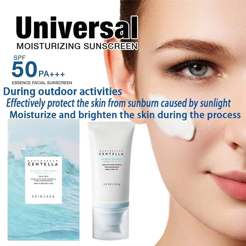 Facial Sunscreen Long-lasting Sunblock Skin Whitening Cream Korean Anti UvMoisturizing Protector New Body Skincare Spf50+