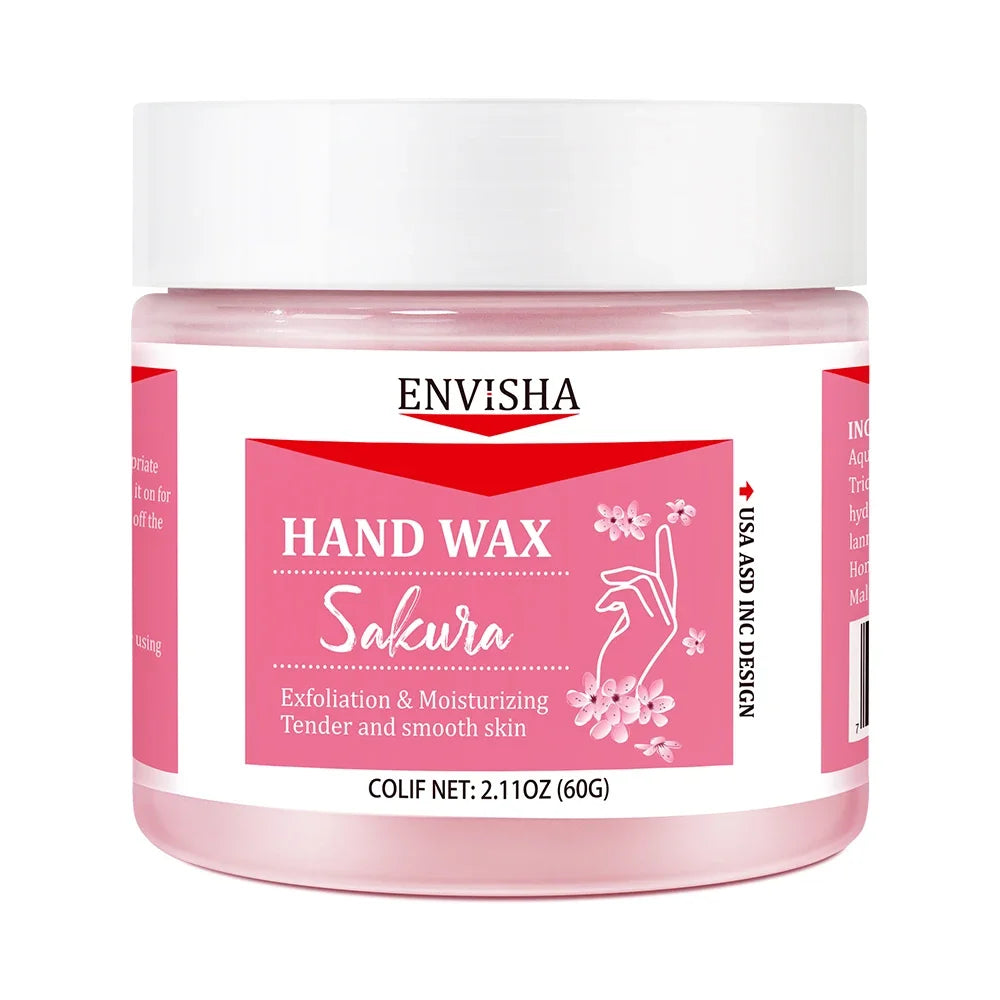 ENVISHA Body Beauty Health Skin Care Hand Mask Sakura Honey Deep Hydration Moisturizing Exfoliating Whitening Remove Dead Skin