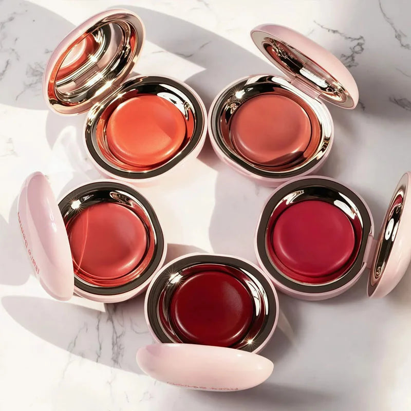 Rare Beauty Rose Neutral Mauve Blush Powder Portable Makeup Liquid Blush Moisturizing Dual-use Waterproof Lip Gloss Plump Smooth
