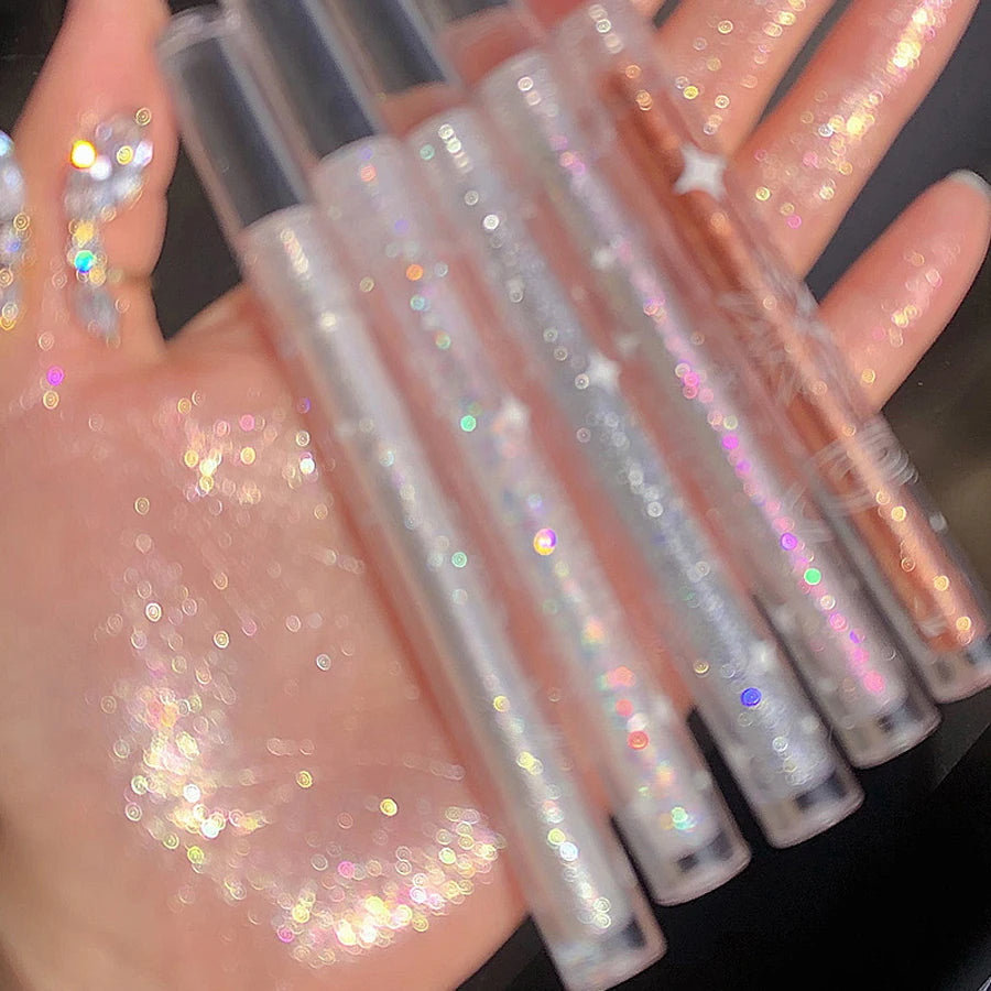 Liquid Eyeshadow High Pigment Waterproof Lasting Not Easy To Fade Pearl Glitter Portable Delicate Women's Eye Makeup