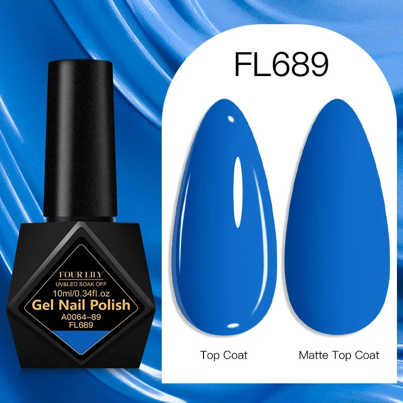 10ml Gel Nail Polish 162 Colors Nail Supplies Vernis Semi Permanent Nail Art Manicure Soak Off LED UV Gel Nail Varnishes Summer