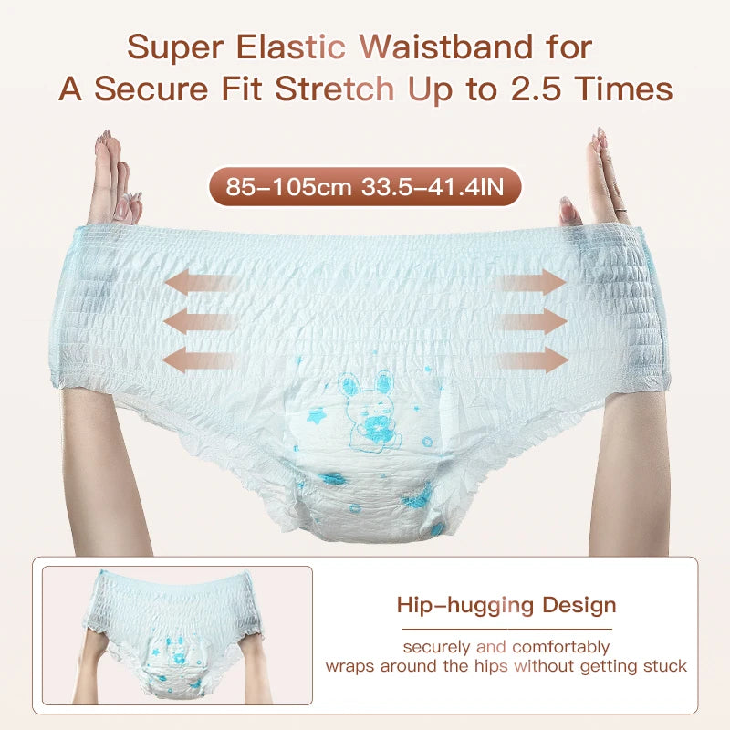 5Pcs Pure Cotton Sanitary Napkins, Night-Time Pants-Type Sanitary Napkins, For Women During Menstruation, Dry And Breathable
