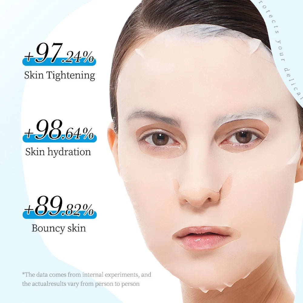 10 Pcs BIOAOUA Probiotic Repair Facial Mask Moisturizing Delicate Skin Facial Mask Sheet for Acne Removal & Depth Replenishment
