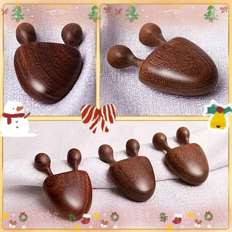 Wooden Nose Massager for Facial Relaxation and Eye Gua Sha Stick