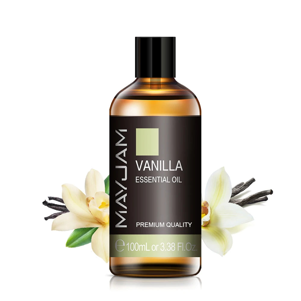 MAYJAM 100ML Pure Natural Aroma Essential Oil Patchouli Rosemary Peppermint Frankincense Sandalwood Cinnamon for Diffuser