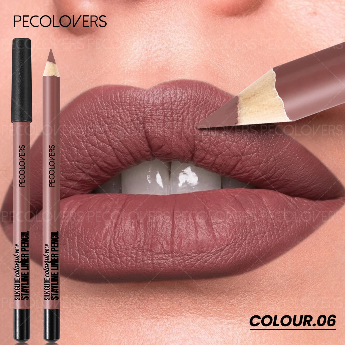 1PC Matte Lipliner, Second Back Lip Contour, Plump and Charming Lips, Non Drying, Waterproof, Lip Cosmetics,