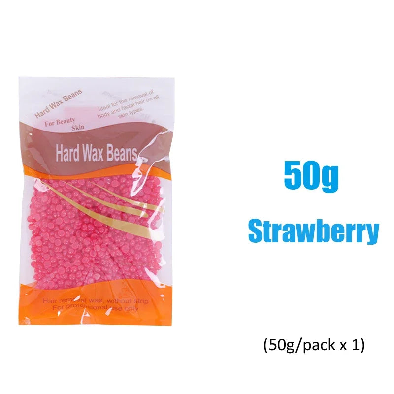 Hair Removal Wax Beads 500g/200g/50g For Wax Heater Painless Depilatory Waxing Body Hair Removal Beans Grooming Tool Unisex