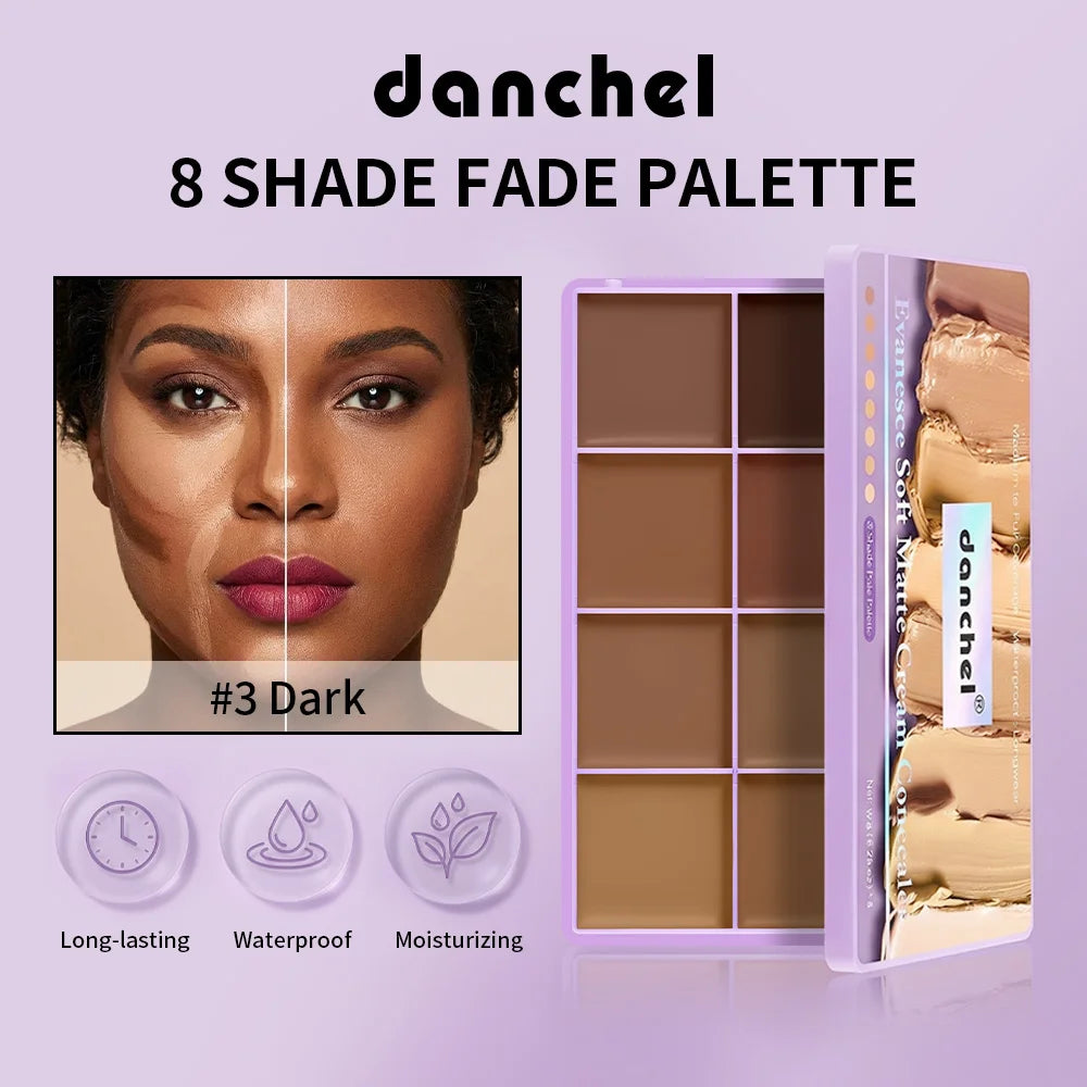 Cream Concealer Palette Full Coverage for Tattoos Scars & Dark Spots Cream Concealer Long-Wear Natural Flawless Soft Matte Makeu