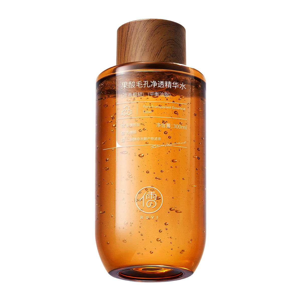RUYI Fruit Acid Essence Toner Shrinks Pores Acid Removal Brighten Moisturizing & Repairing Control Oil Soothing Redness Winter