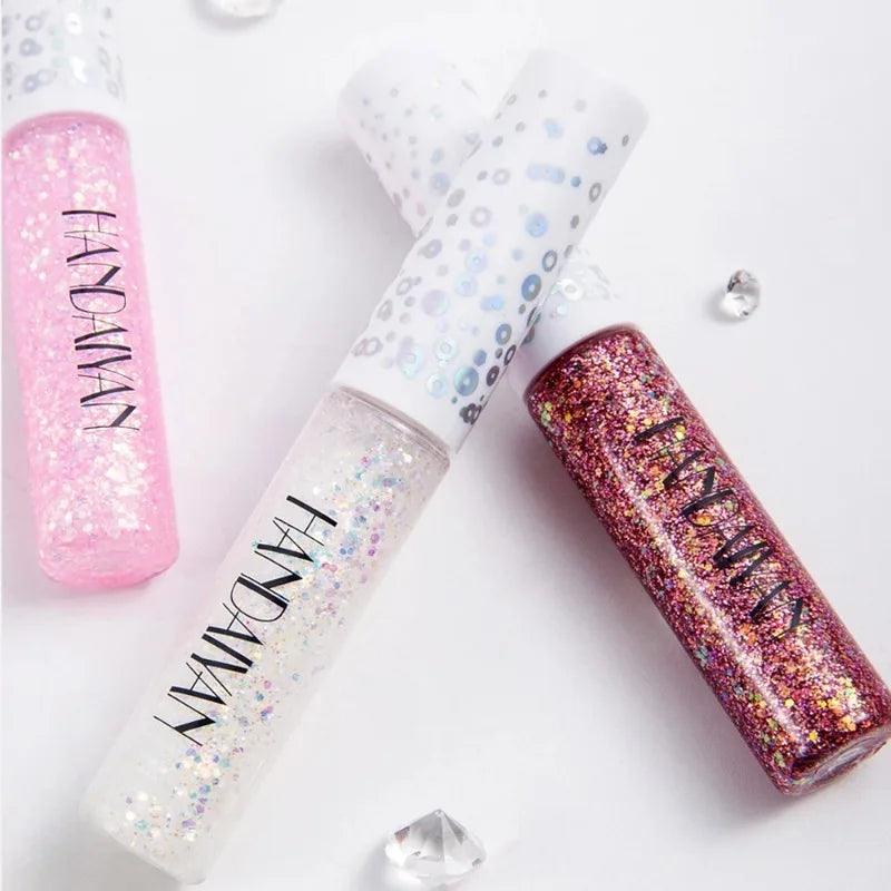 12 Color Liquid Glitter Eyeliner Pearl Shimmer Fashion Sequin Gel Waterproof Lasting Quick Dry Blue Silver Eyeliner Party Makeup