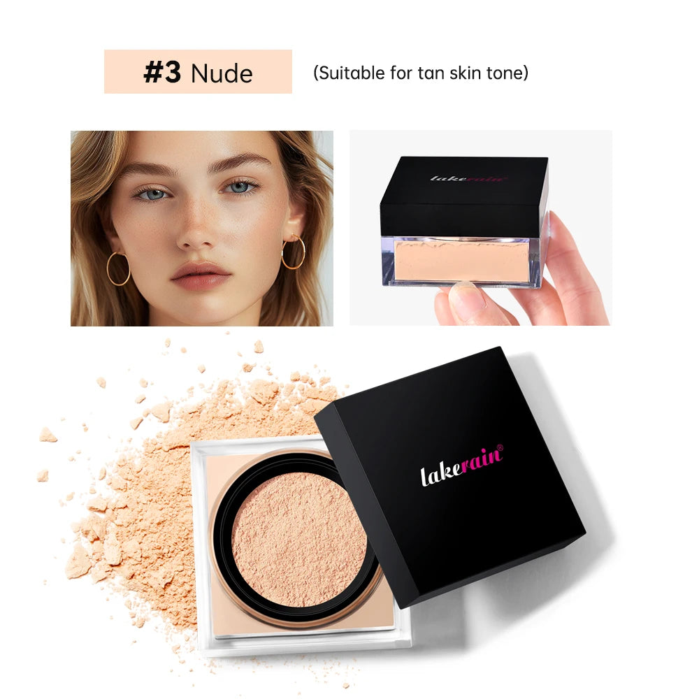 Matte Loose Baking and Setting Powder powder Oil Control Natural Face Matte Waterproof Brightening Loose Powder Makeup