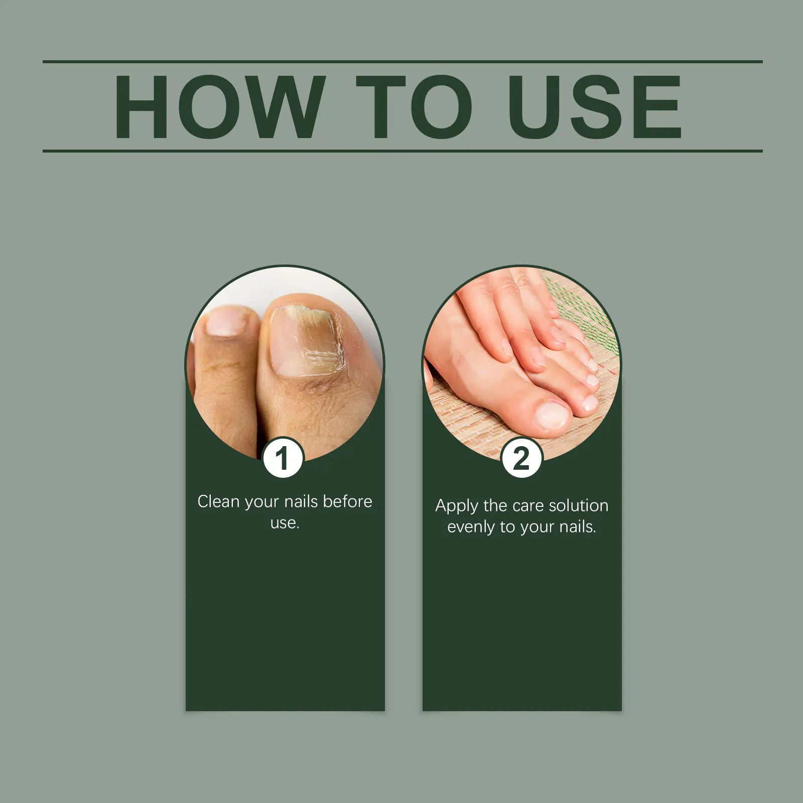 30/60ml Tea Tree Ginger Nail Fungus Care Solution Health Maintenance Repair Nail Discoloration Thickening Hand Foot Nail Care E