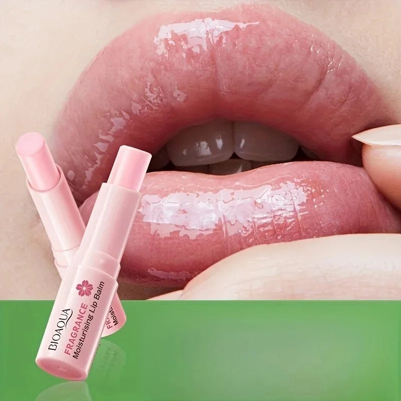Sakura Moisturizing Lip Balm, Intense Moisturizing and Nourishing, Softens Lips, Prevents Dryness, Day and Night Care, Suitable for Both Men and Women, Lip Care