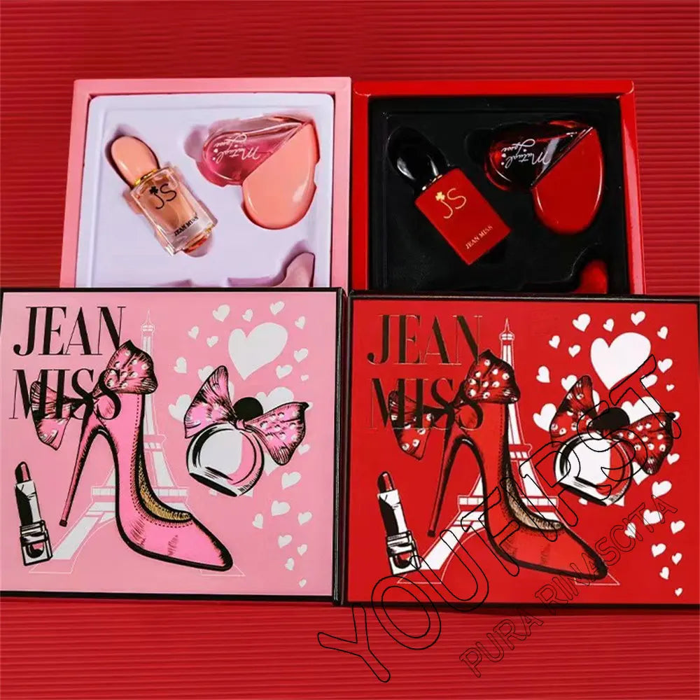 Women’s Perfume Gift Set – 3pcs Floral Collection with Long-Lasting Soft Elegant Fragrances
