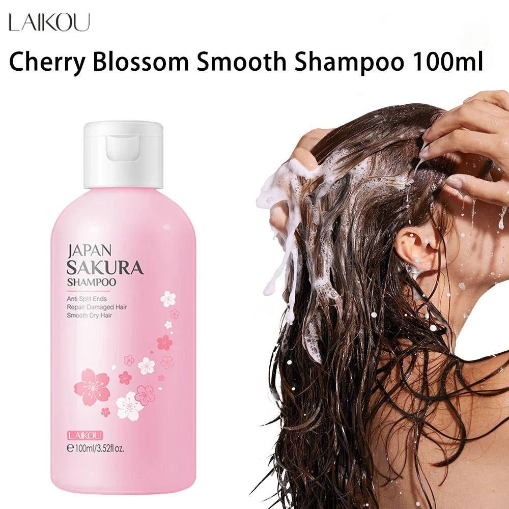 LAIKOU Sakura Shampoo & Hair Conditioner Deep Cleansing Oil Control Anti Dandruff Moisturizing Nourishing Repair Damaged Hair