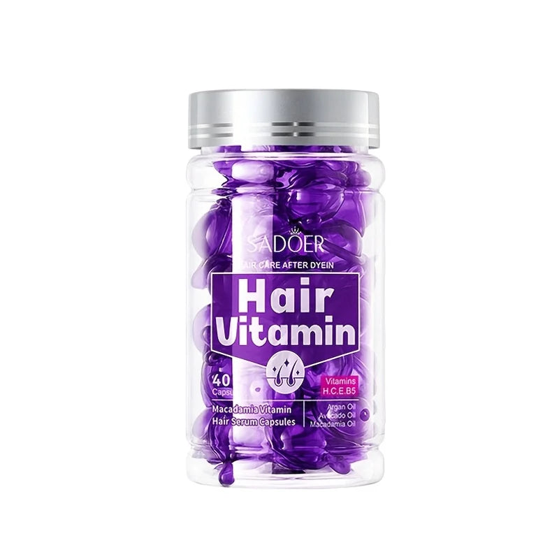 40/80/120pcs vitamin hair care essence capsules,containing almond oil,tea seed oil,no-rinse conditioner,hair care essential oil