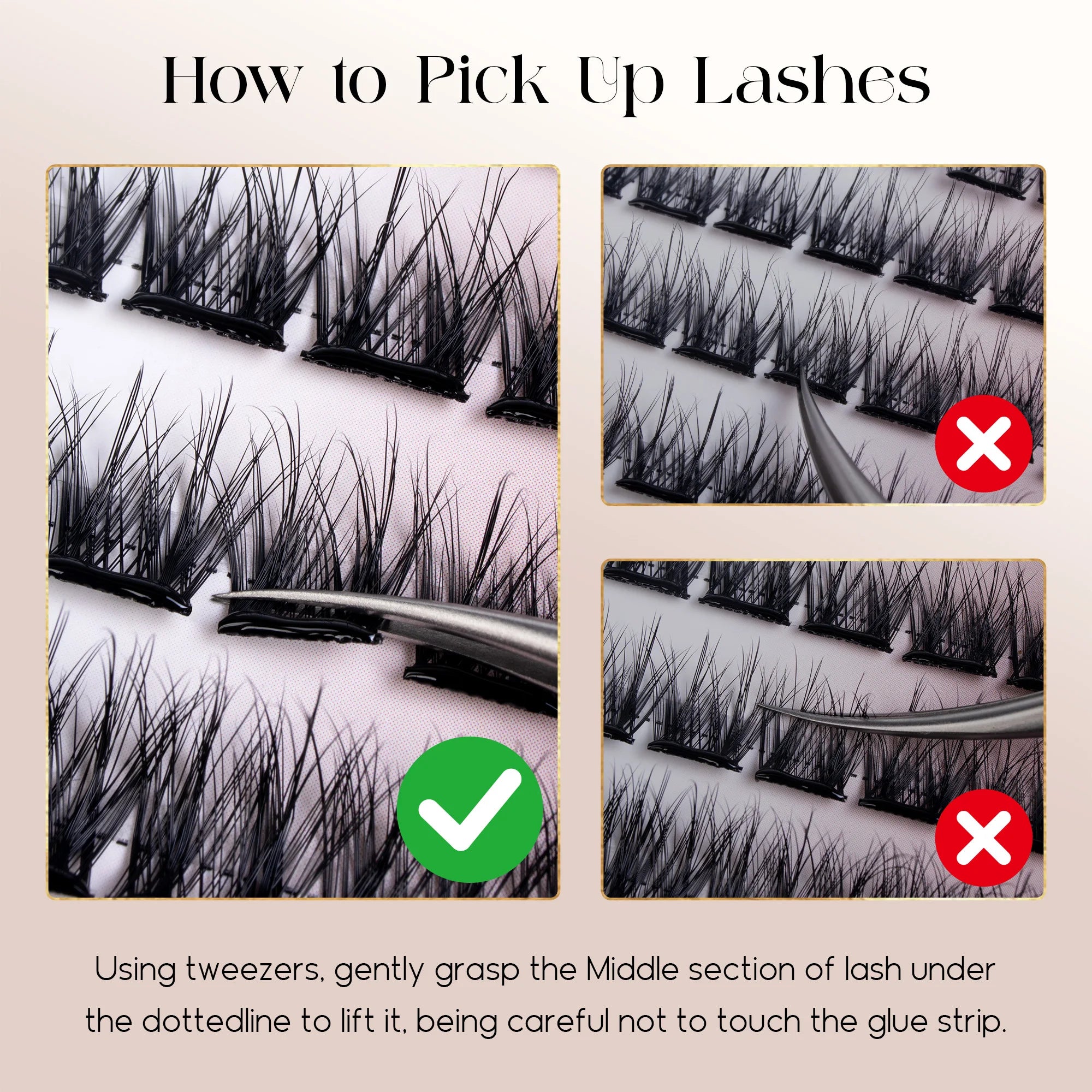 Befer Self-Adhesive Lash Clusters No-Glue Manga Eyelashes 120 Pcs Clusters Lashes Natural Makeup Fluffy False Eyelashes Supplier