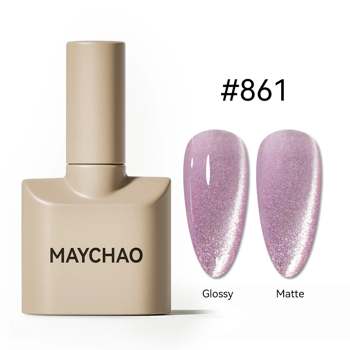 MAYCHAO 5 In 1 Cat Eye Gel Polish Magnetic Cat Nail Gel One-step Gel Polish Nail Art Varnish Multi-use Nail Polish UV LED Gel