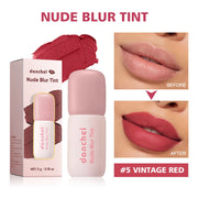 K‑Beauty Nude Blur Tint 15 Light Apricot 2‑in‑1 Lip & Cheek Stain Soft‑Focus Matte Long Lasting Waterproof Korean Lip Makeup