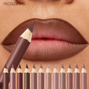 1PC Matte Lipliner, Second Back Lip Contour, Plump and Charming Lips, Non Drying, Waterproof, Lip Cosmetics,