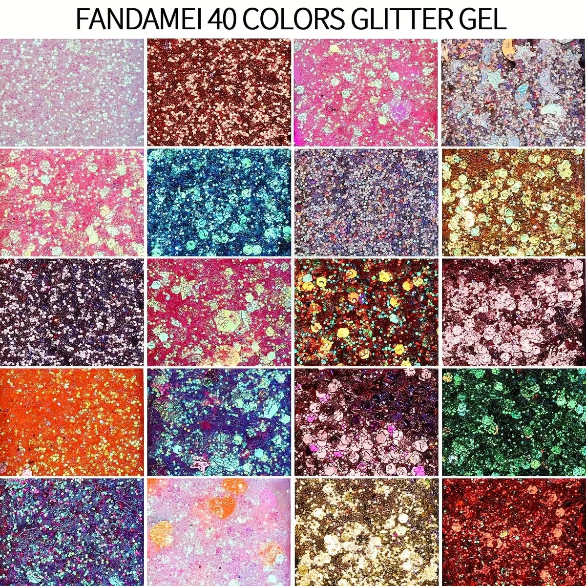 40 Colors Eyeshadow Palette - Matte & Glitter Eye Makeup,High Pigmentation Blendable Creamy Texture,Long-Lasting Eye Makeup