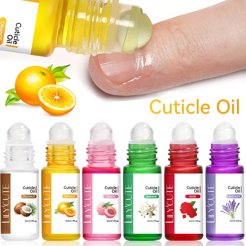 LILYCUTE 5ml Nail Cuticle Nutrient Oil Restore Damaged Nails Softener Nourishing Treatment Skin Revitalizer Remedy Manicure