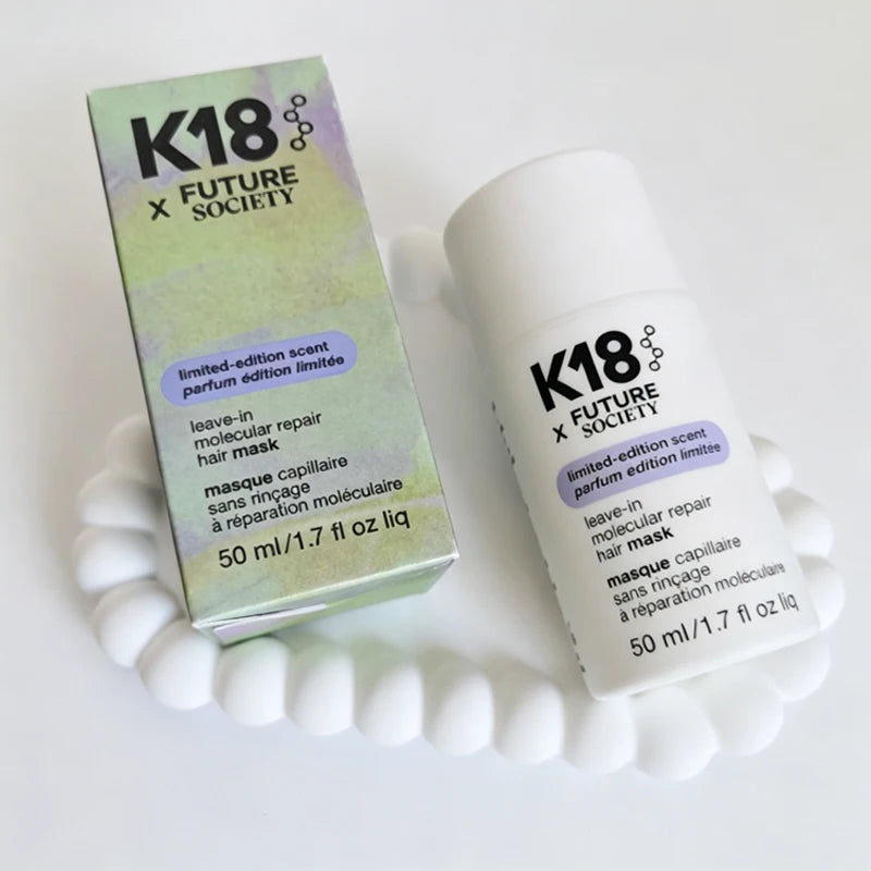 K18 Portable New Model 50ml Leave-In Hair Mask Nourishing Hair Cream Anti-Frizz Soften Hair Scalp Care Beauty Hair Care Products
