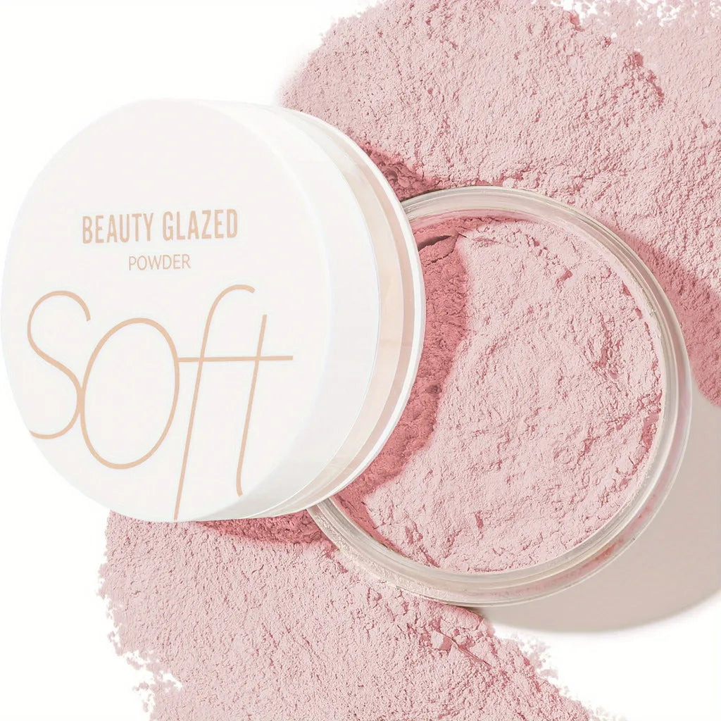 2024 Pink Loose Powder Long-lasting Oil Control Waterproof and Sweat-proof Matte Setting Powder Oil Control Face Makeup