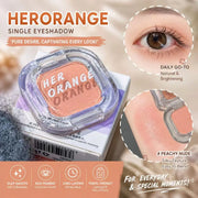 Herorange Low Saturation Matte Single Eyeshadow Waterproof Daily Holiday Gift Cosmetic