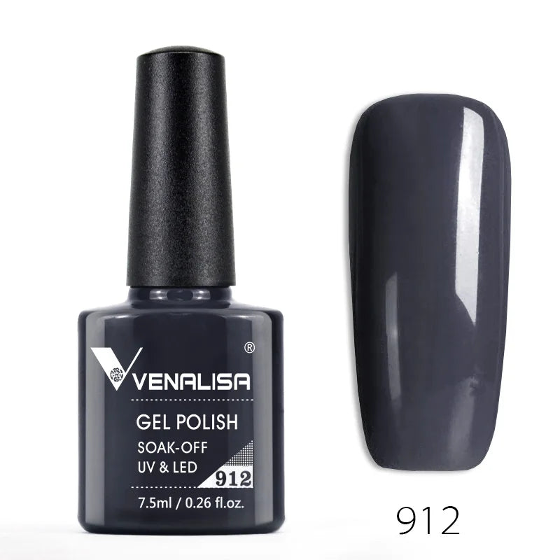 Venalisa 7.5ml Fashion Shiny Soak Off UV Gel Nail Gel Polish Cosmetics Nail Art Manicure Nails Gel Polish Tips Nail Varnish