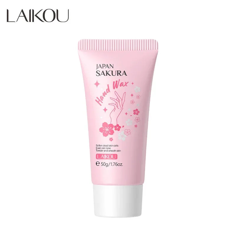 Cherry Blossom Honey Milk Hand Wax Moisturizing Hand Mask Exfoliating Dead Skin Nourishing Smoothing Dry Rough Hands Repair