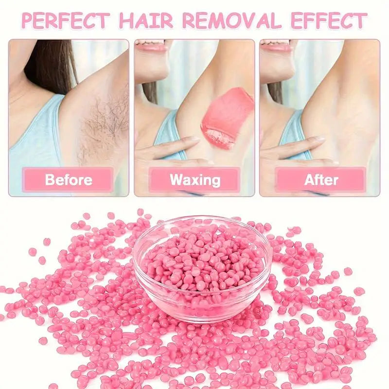 50g Hot Wax Hair Removal Depilatory Waxing Wax Beads for Wax Heater Painless for Body Hairs Removal Beans
