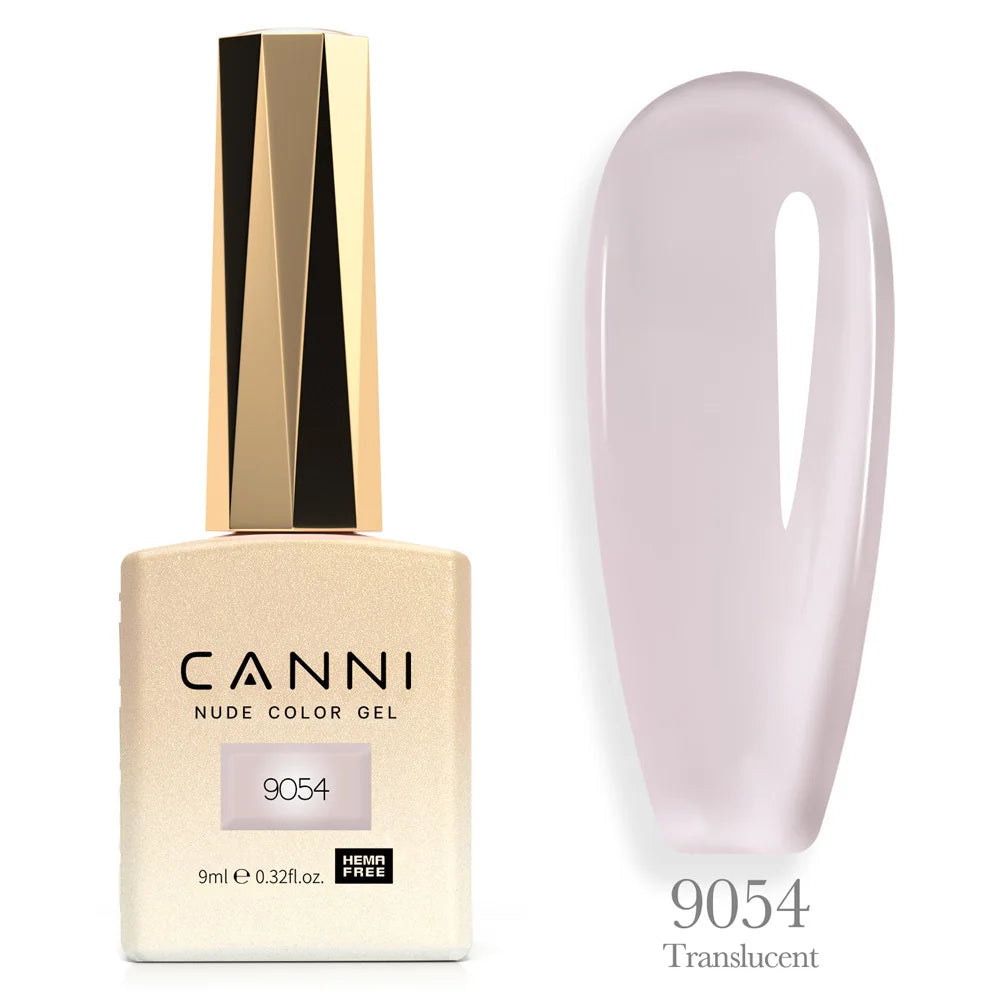 Canni Nail Gel Polish Jelly Nude Color HEMA FREE TPO FREE 9ml Transparent Semi Permanent Natural Nude French Nail Gel Lacquer