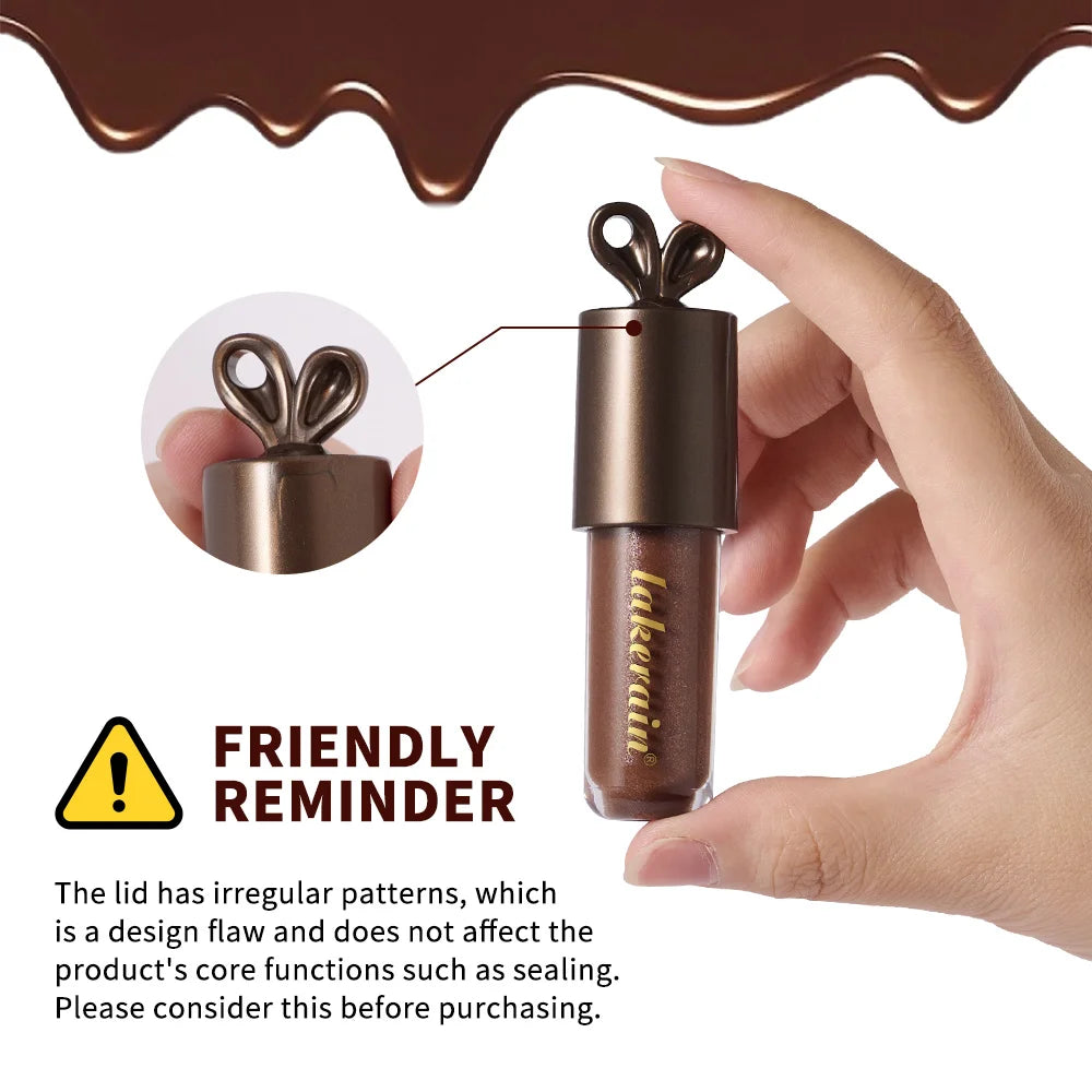 Long lasting Moisturizing Lip Gloss with Bunny Keychain Lip Stain LIPPY BUNNY Plump Lips Chocolate Glow Cosmetics Makeup