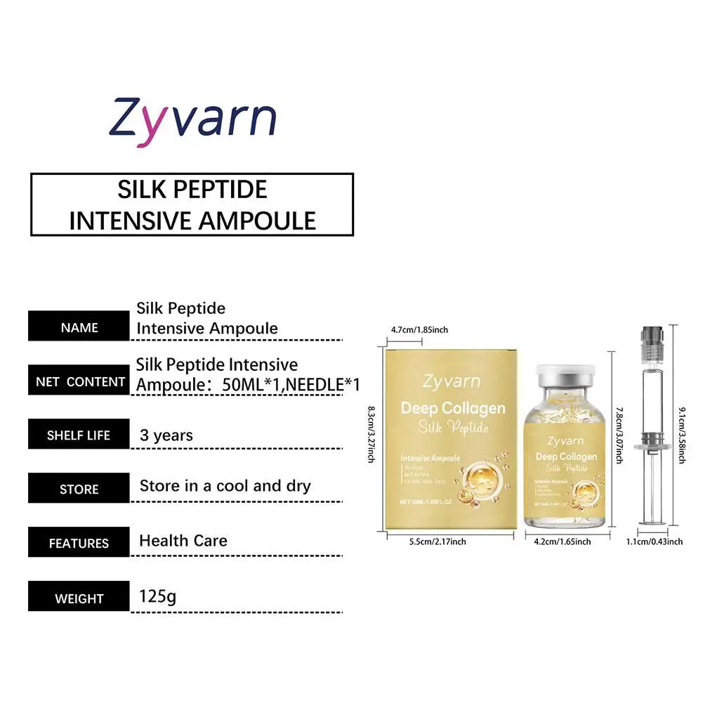 Collagen Peptide Serum Ampoule Fresh Lock Technology Skin Firmness Hydration Plant Extract Skin Barrier Care Daily Glow Boost