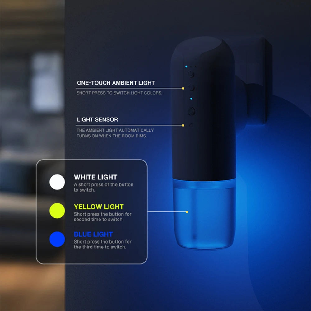 NAMSTE 100m³ Smart Automatic Air Freshener Plug in Diffuser Hotel Scent Diffuser for Home and Toilet 150ml Fragrance Diffuser