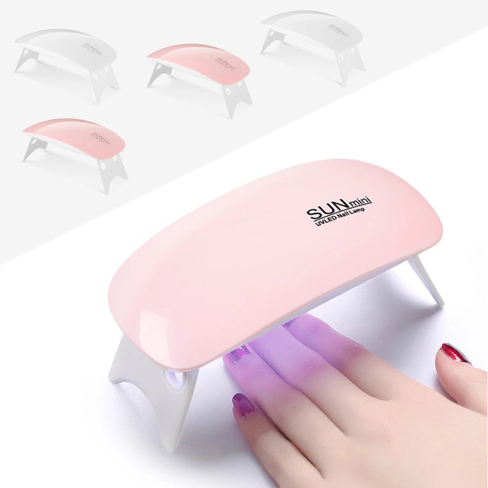 LINMANDA LED Nail Lamps for Gel Mini UV Light for Nails Portable LED Nail Lamp Nail Dryer Gel Lamp for Women and Girls Manicure