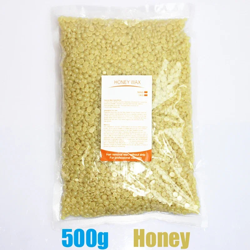 50g/200g/500g Hard Wax Beans for Hair Removal Body European Brazilian Pearl for Wax Warmer Waxing Beans for Wax Heater Machine