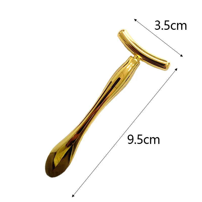 1PC Mini Metal Eye Cream Applicator Eye Cream Mixing Spatula Spoon Face Lifting Massage Facial Massager Thin Face Magic Stick