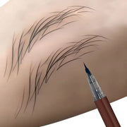 Ultra Fijne Wenkbrouwen Pen Contour Schaduw Afbeelding Zijde Ooglijn Pen Waterdichte Wenkbrouwen Pen Niet Gemakkelijk Vervagen
