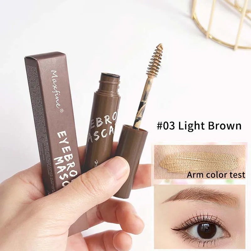 Natural Eyebrow Mascara Tinted Brow Gel Waterproof Eyebrow Tint Lighten Brown Dark Eyebrows Natural Staining Eyebrow Dye Makeup