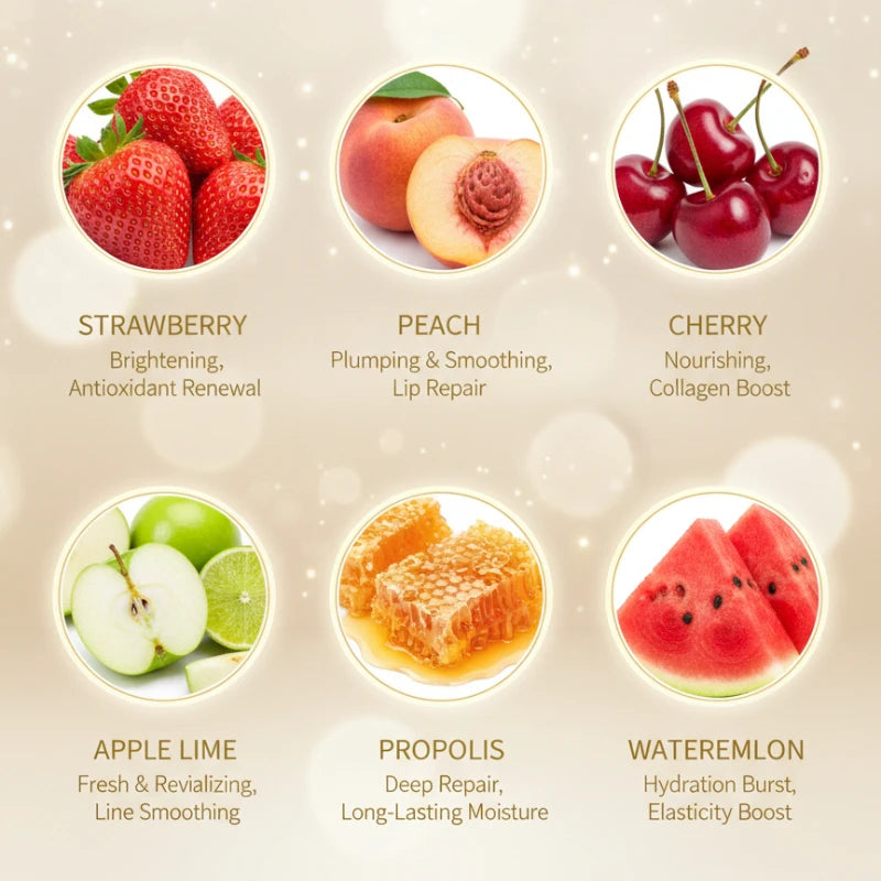 Sleeping Lip Mask Moisturizing Hydrating Treatment Beeswax Exfoliating Care Non Sticky Glossy Nourishing For Dry Chapped Lips