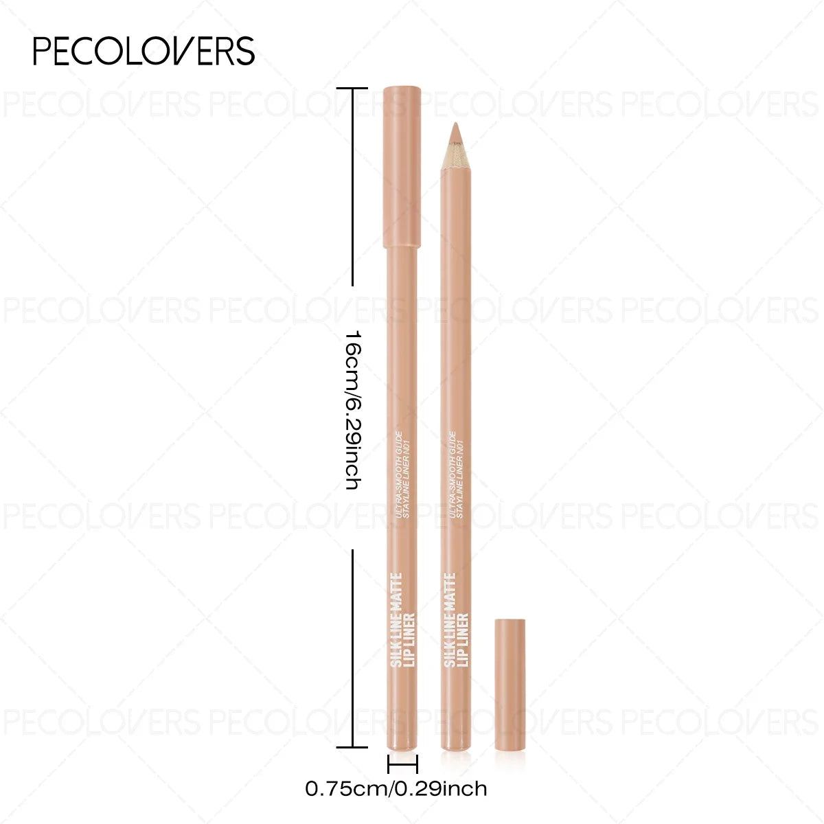 Nude Matte Lip Pencil - Long-Lasting Lip Liner & Matte Lipstick-like Texture，Perfect Christmas Gift