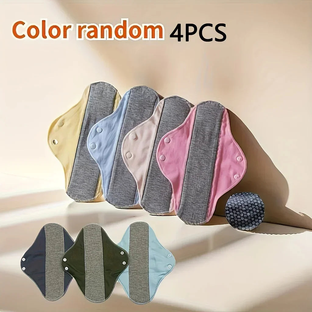 1/4pcs Leak-Proof & Waterproof Washable Incontinence Pads with Graphene Aseptic Technology for Elderly Care